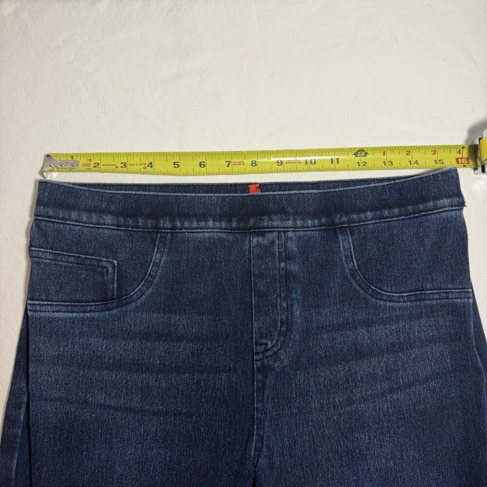 SPANX Women’s Jean-ish Ankle Leggings Large Dark Blue Wash Stretch - Picture 5 of 5